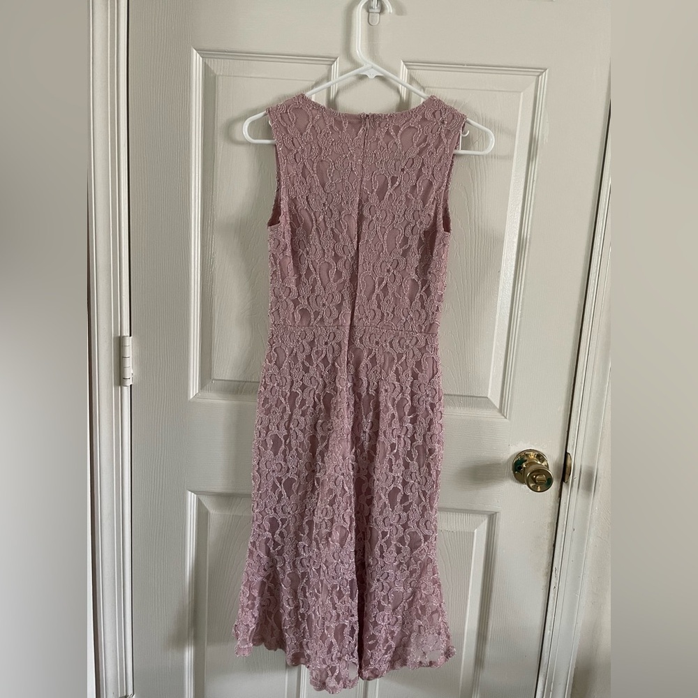Enfocus Studio Mauve Lace Dress - Picture 6 of 9
